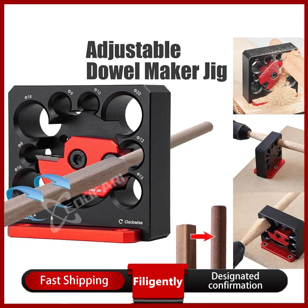 KAYU 8mm-20mm Jig Maker Dowel Chisel Setting with Carbide Chisel ...