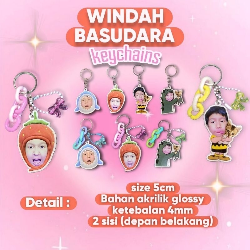 GANTUNGAN [READY] WINDAH BASUDARA KEYCHAINS | WINDAH KEYCHAIN | WINDAH ...