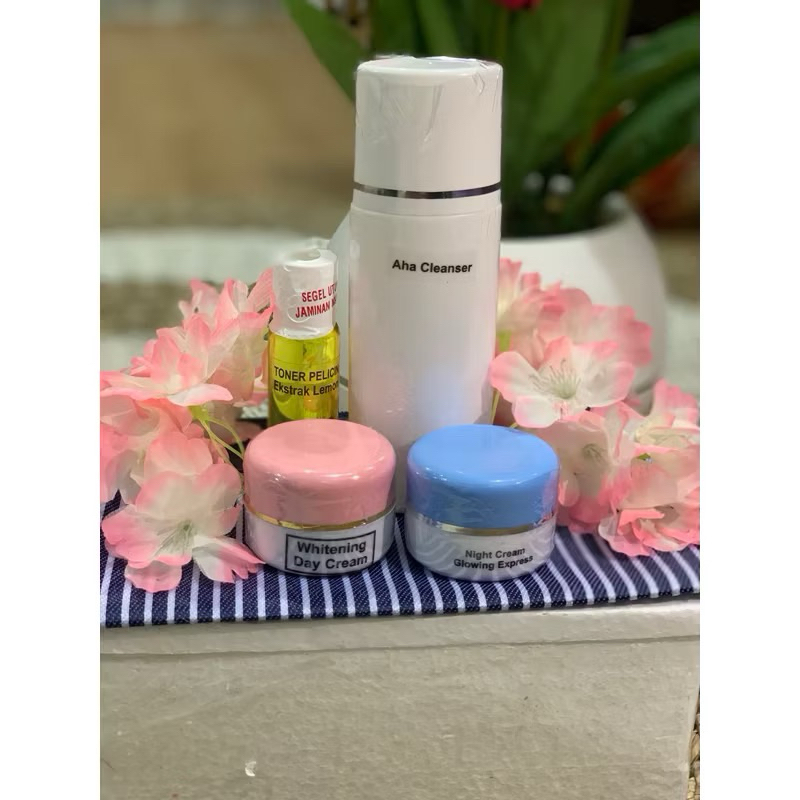 Express glowing cream 4 in 1 package | Shopee Malaysia