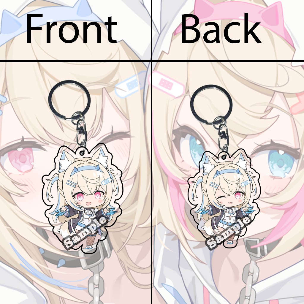 GANTUNGAN Hololive Fuwawa Abyssgard BB 01 Keychain - Key Chain ...