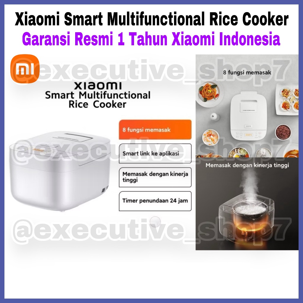 Smart Multifunctional Rice Cooker - Official 1 Year Indonesian