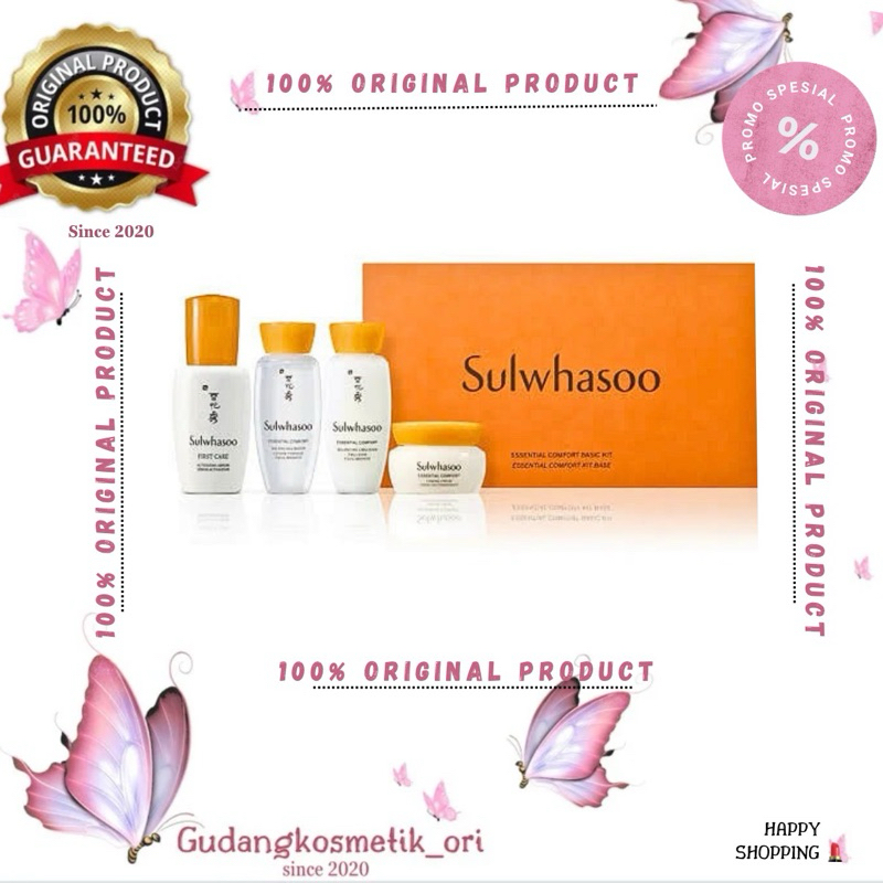 Original Sulwhasoo Essential Comfort Daily Routine Kit (4 Items) Travel ...