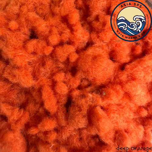 Velvet Flocking Powder Nylon Deep Orange Decorative Powder (100g ...