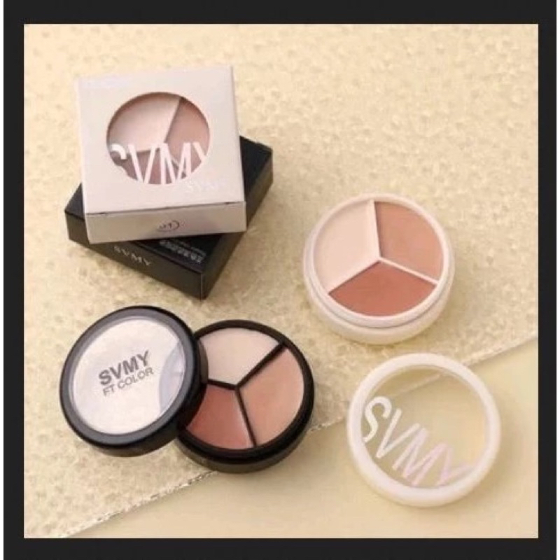 CONCEALER THREE COLOR WATERPROOF LONG LASTING 3 in 1 CONTOUR CORRECTOR ...