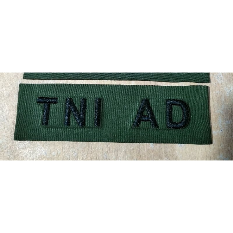 Tni nameplate embroidery (regular embroidery) | Shopee Malaysia