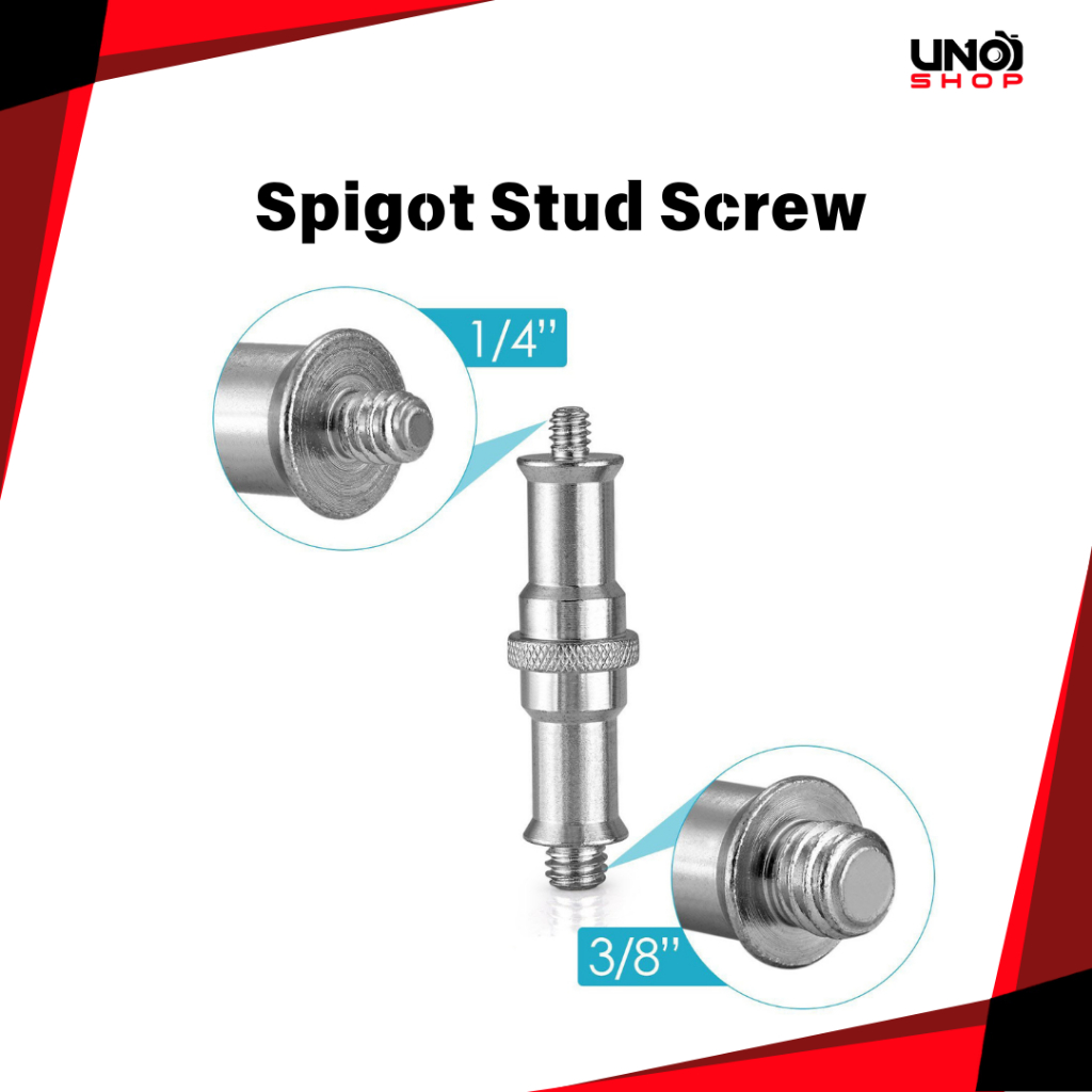 Spigot Stud Screw Thread Adapter Adapter 1/4