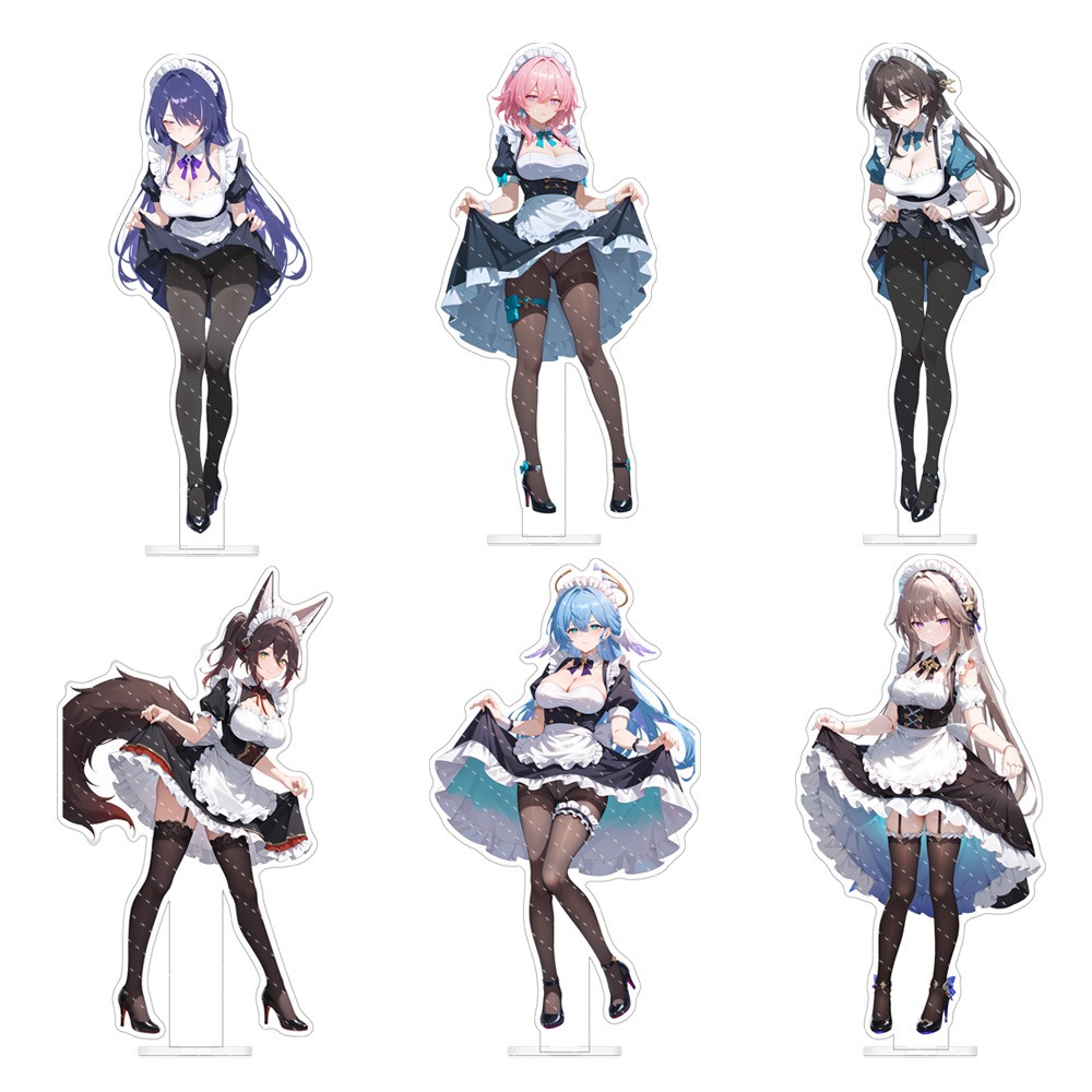 Honkai Star Rail Acryl Figur - Archeron Ständer 15cm Anime Kollektion