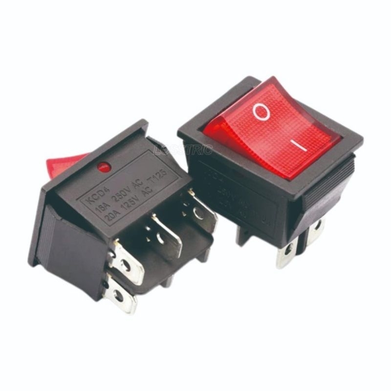 Large ON OFF POWER SWITCH PLUS 4 FOOT LIGHTS 30A 250V CQC (GOOD ...