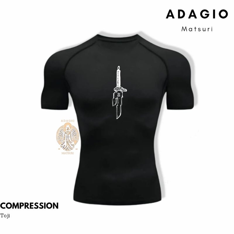 Jujutsu Kaisen Toji Tight Compression Sports T-Shirt/ Toji Toji T-Shirt ...