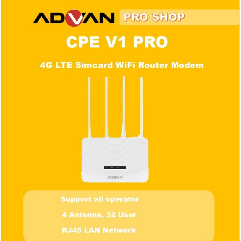 Advan Cpe V Pro Modem Router Wifi G Lte Unlock All Operators Start