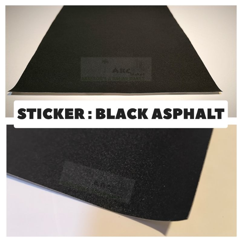 BLACK ASPHALT MOTIF STICKER FOR ASPHALT ROAD MODEL SIZE 25 CM X 30 CM ...