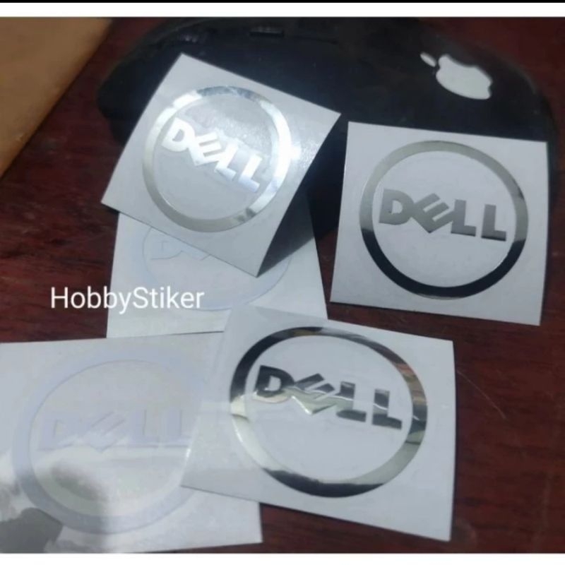 Premium chrome custom dell laptop logo sticker | Shopee Malaysia