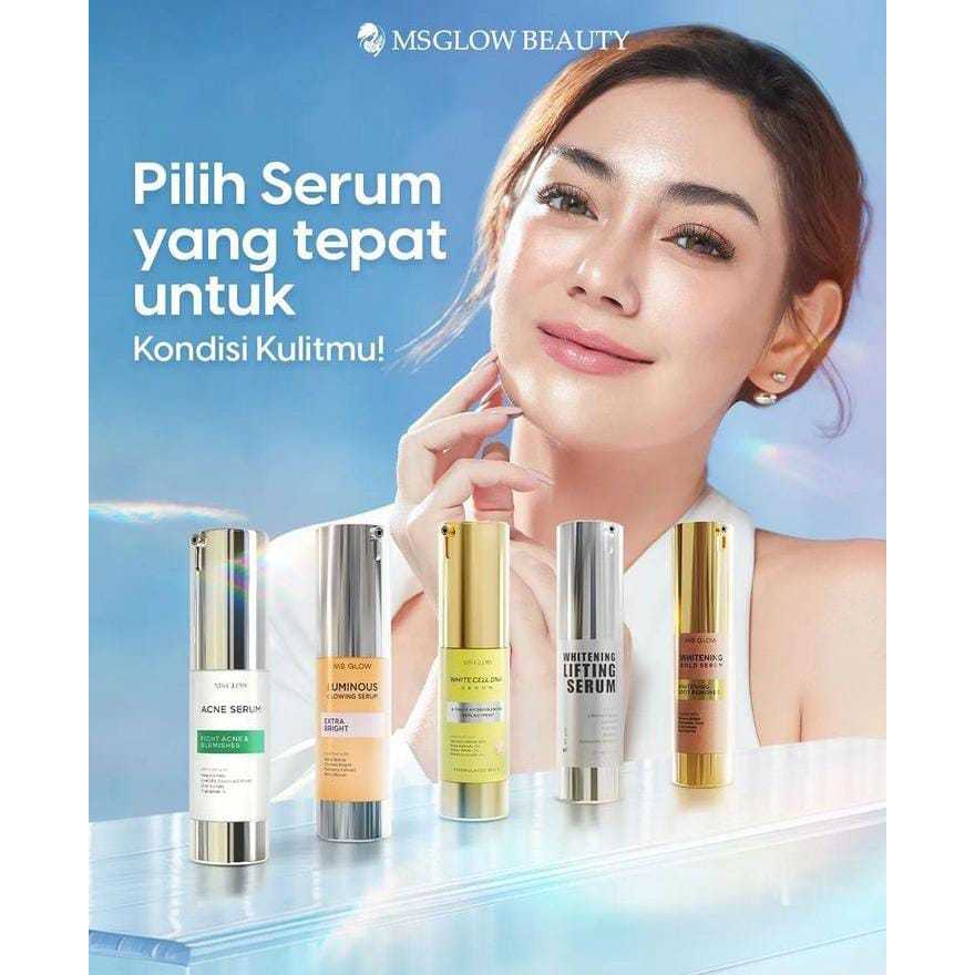 All SERUM MS GLOW (ACNE,LUMI, LIFTING, DNA,GOLD,PEELING) Shopee Malaysia