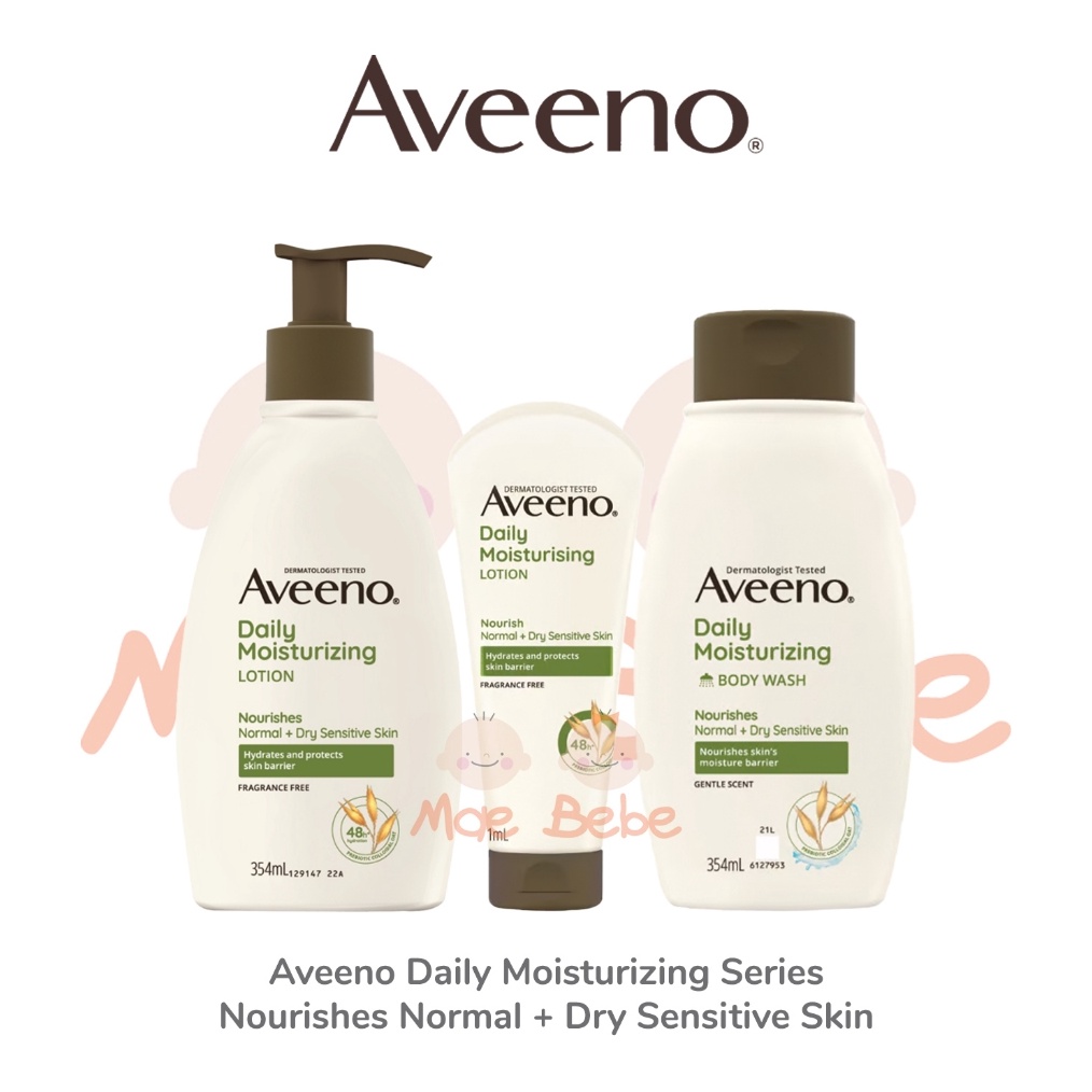 Now Aveeno Daily Moisturizing Series Nourishes Normal Dry Sensitive