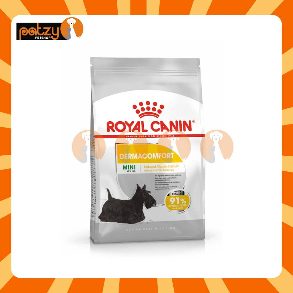 View of Royal CANIN MINI DERMACOMFORT 3KG ADULT DOG FOOD (ENGING ITCHING FLAVOR ...