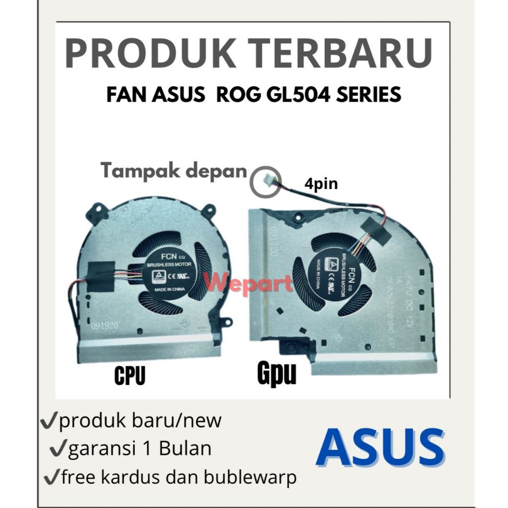 Asus gpu fan cpu rog gl504 gl504g gl504gs gl504gm shopee malaysia