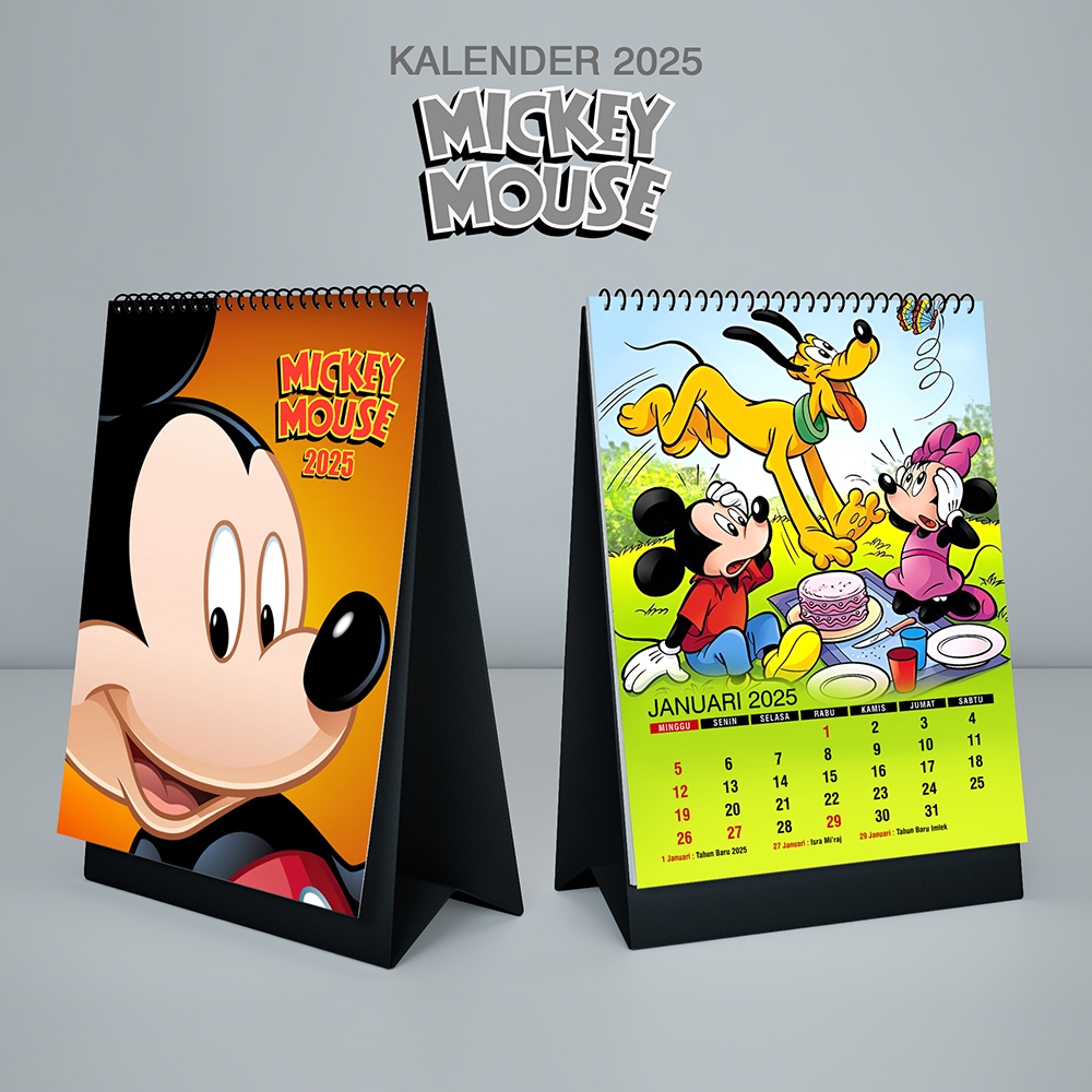 2025 Mickey Mouse Desk Calendar (preorder) Shopee Malaysia
