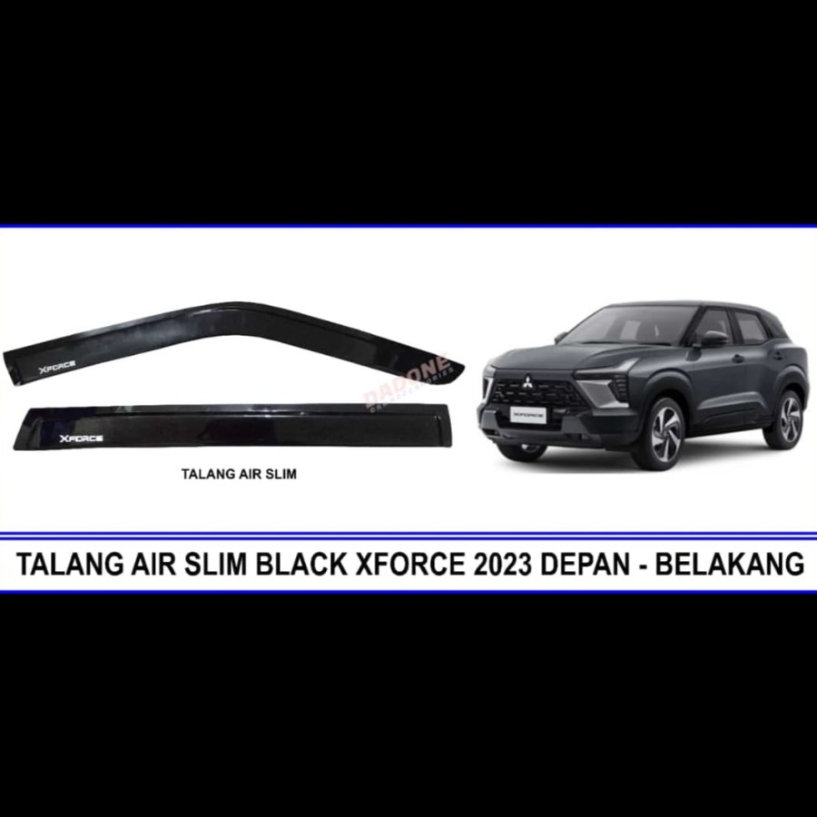 Xforce Ultimate / Exceed Rear Door Visor Water Gutter 2023 Up FLAT FLAT