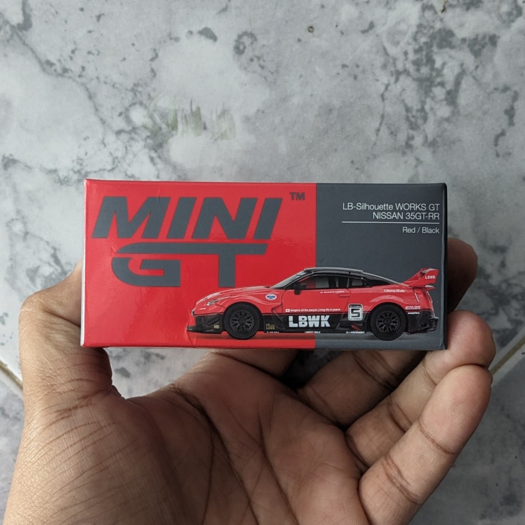 Mini GT 324 Nissan GTR R35 Red/Black LBWK | Shopee Malaysia