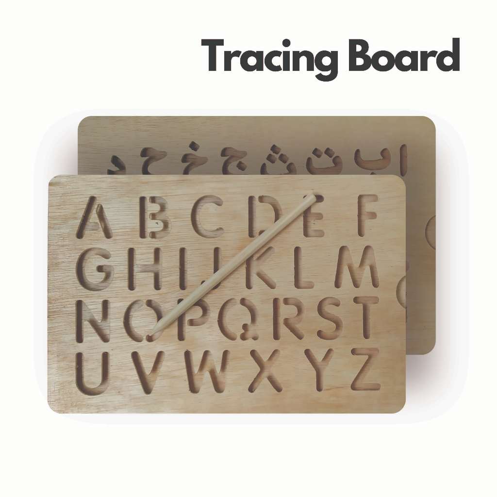 Tracing wooden board Prewriting practice board for writing tracing ...