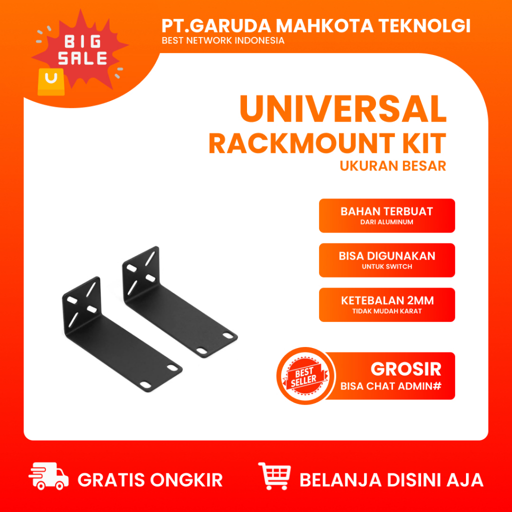 Rackmount Universal Ear Bracket Server Kit Rack Long Size | Shopee Malaysia
