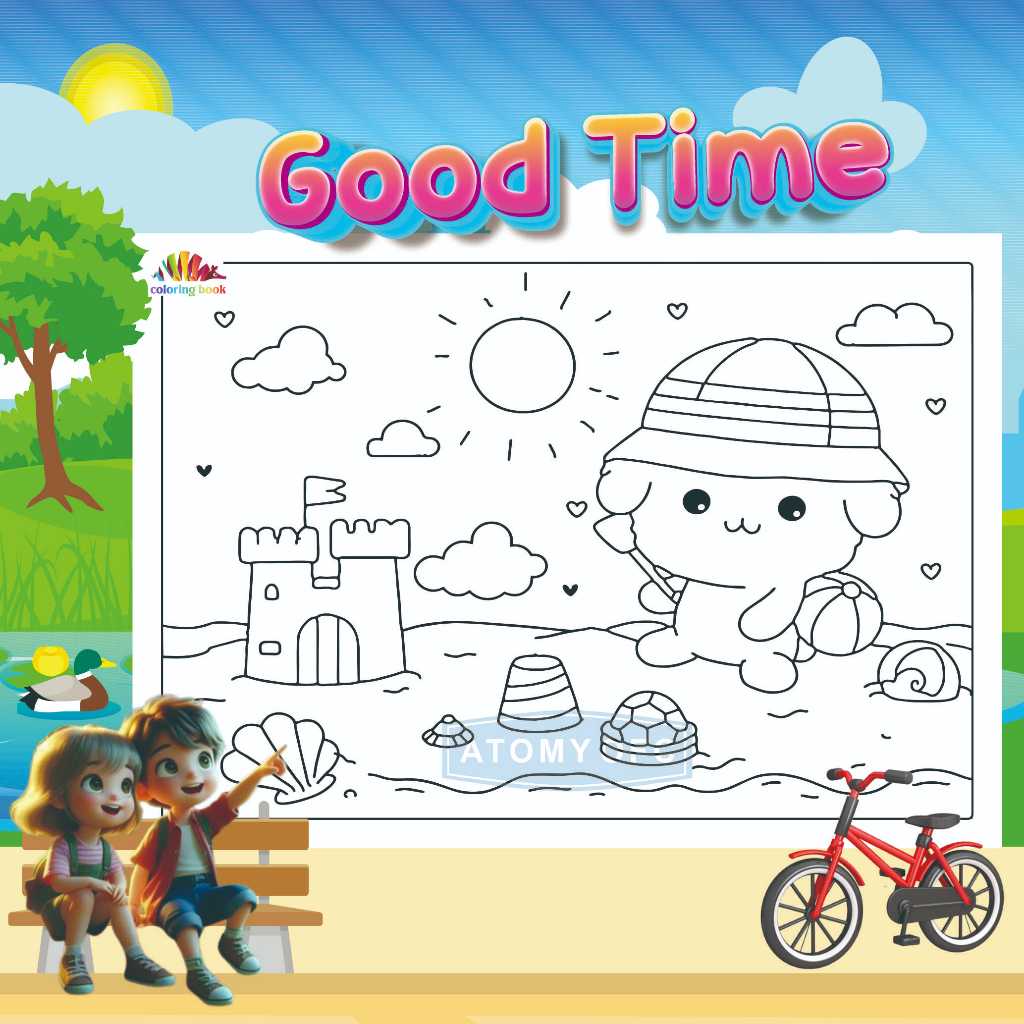 Coloring PAPER / COLORING / DRAWING PAPER / GOOD TIME / COLORING PAPER ...