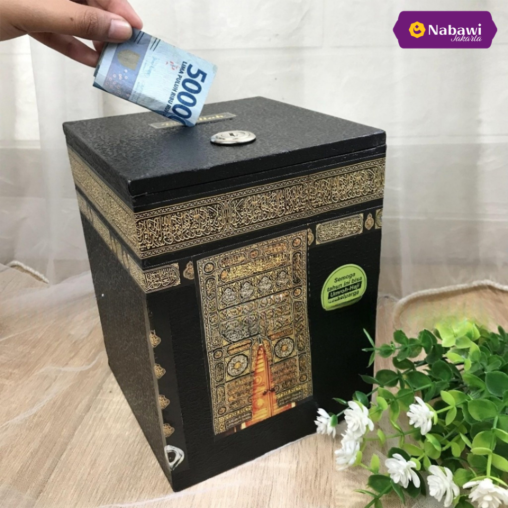 Kaaba Piggy Bank Kaaba Wooden Piggy Bank Key Piggy Bank Miniature Kaaba ...