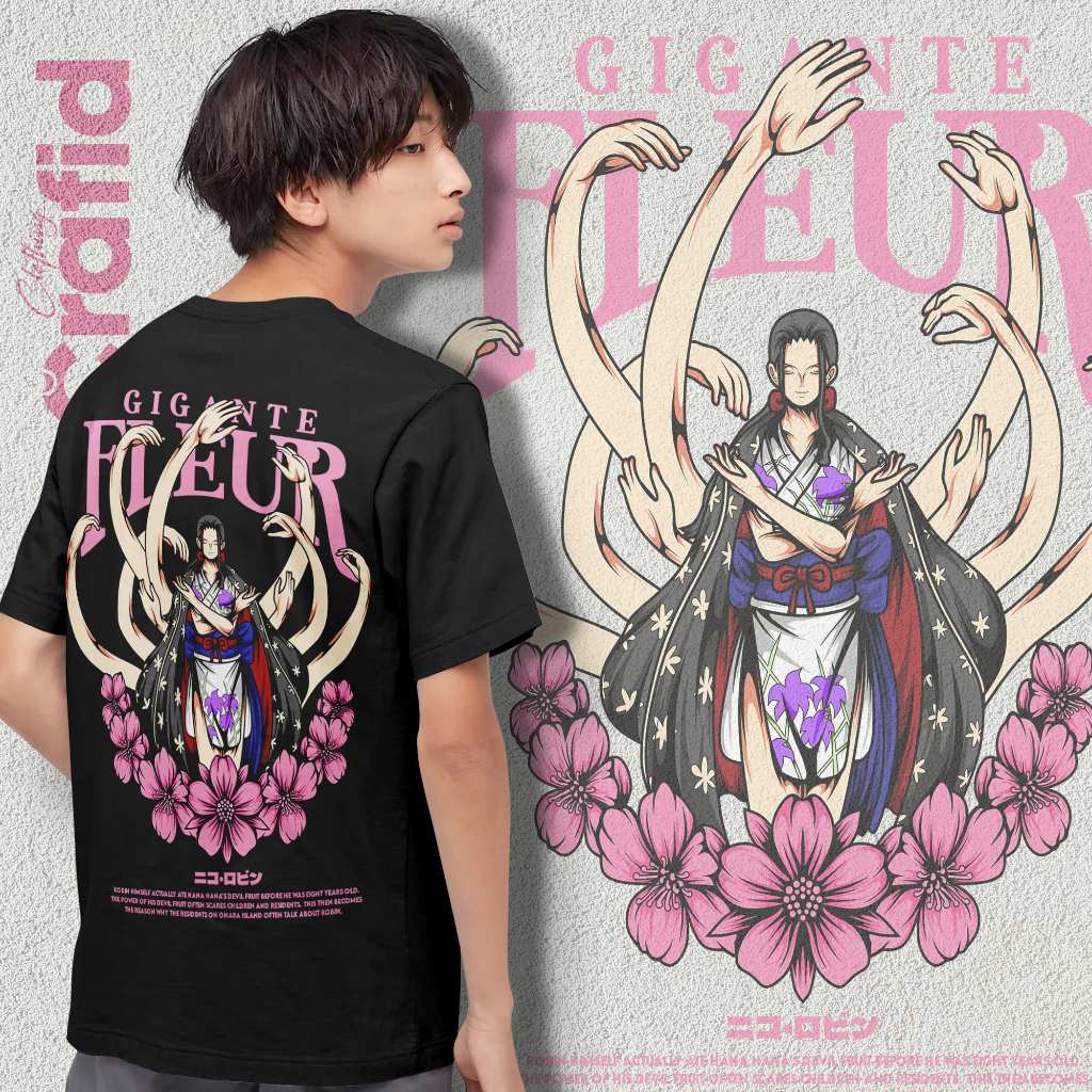Nico ROBIN One Piece Distro T-Shirt Best Premium Unisex 24s Cotton ...