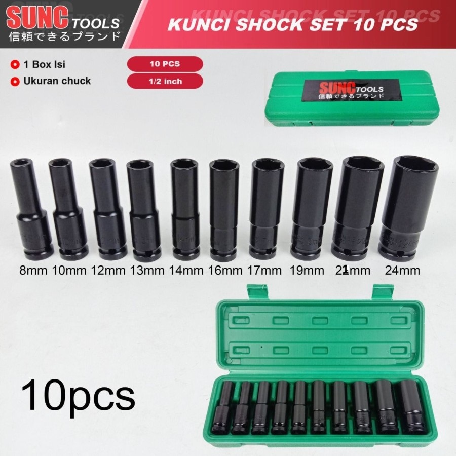 MATA Impact Wrench Socket Eyes 10 pcs 1/2 Inch Socket Eyes Length 8mm ...