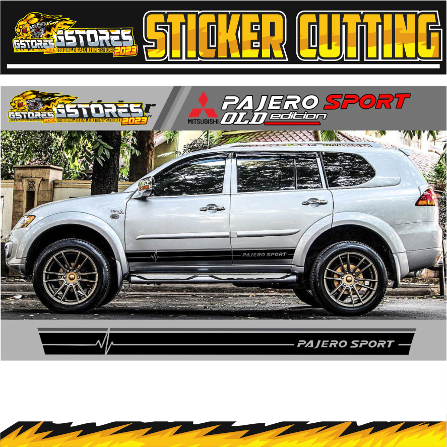 Old Pajero Sport car Sticker, PAJERO SPORT Striping | Shopee Malaysia