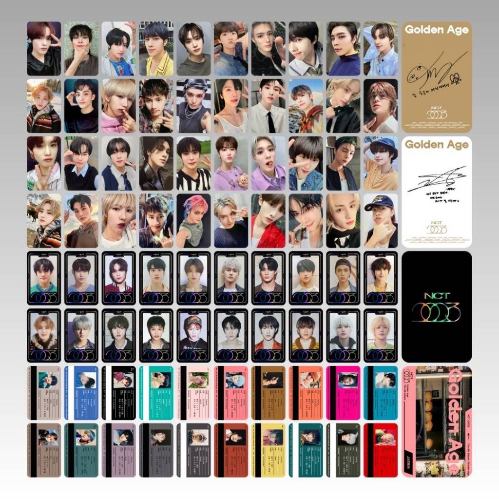 Photocard nct golden age arching id card collecting pc premium chenle ...
