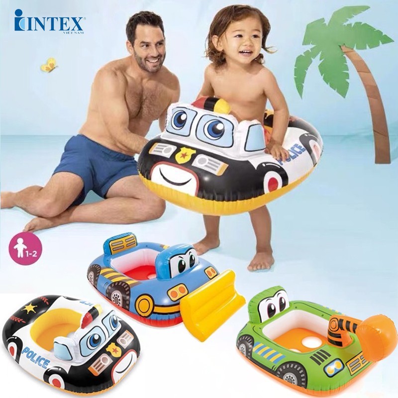 HIJAU MERAH Red Intex Kiddie Floating float/lil' fire engine/green ...