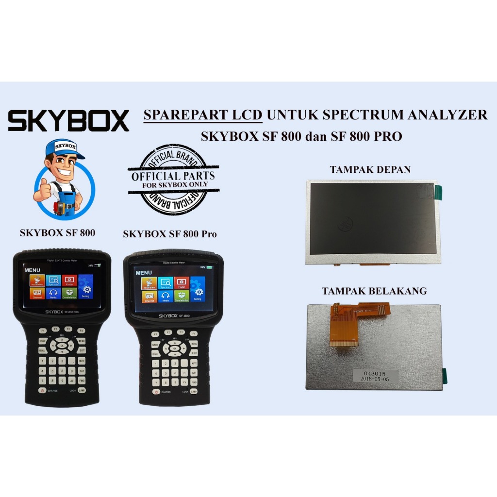 Original LCD for SKYBOX SF-800 satfinder SF800-PRO/ | Shopee Malaysia