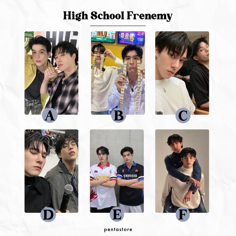 High School Frenemy F4 Thailand Photocard | Sky Wingravee