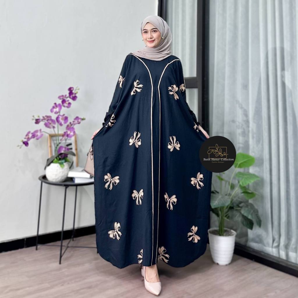 Kaftan Pitaloka Premium Rayon Super Jumbo Busui Dress Comfortable Long ...
