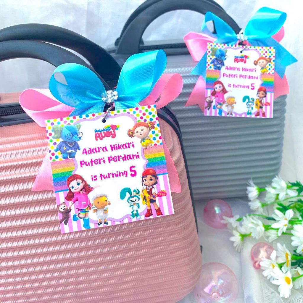 Thank You Birthday Card / Birthday Tag Card / Greeting Card Souvenir ...