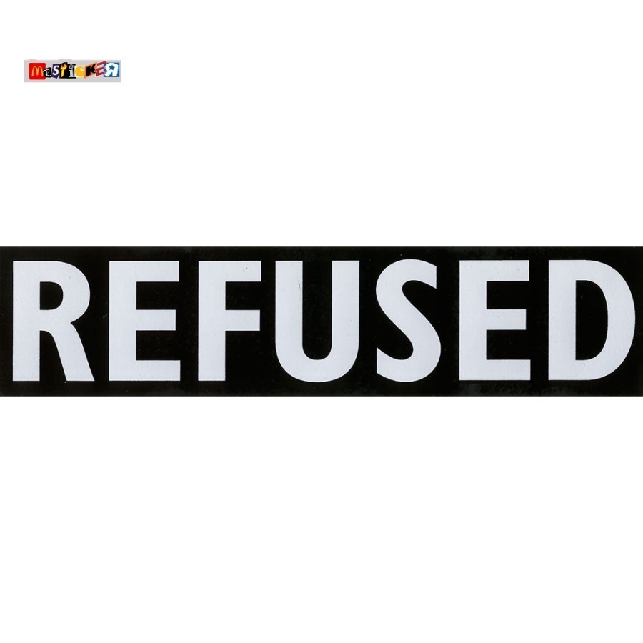 REFUSED band sticker logo hardcore punk sticker | Shopee Malaysia