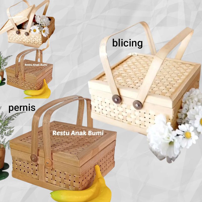 ( R25) (A101) COD WARRANTY Cangking Woven Smoke Container Basket 2 ...