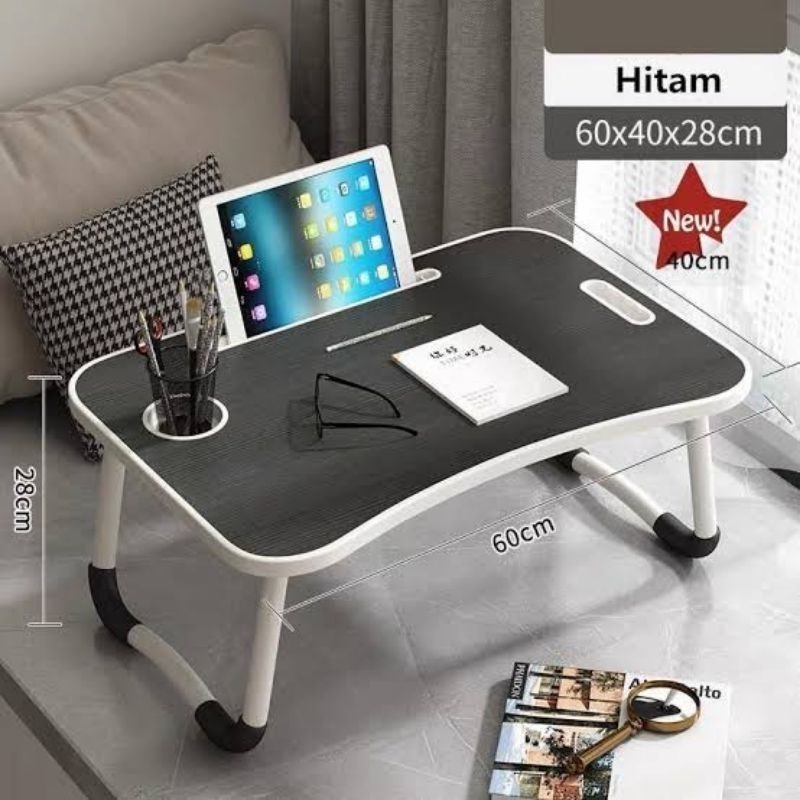 Portable Laptop Table Folding Table Multipurpose Study Table 60x40cm ...