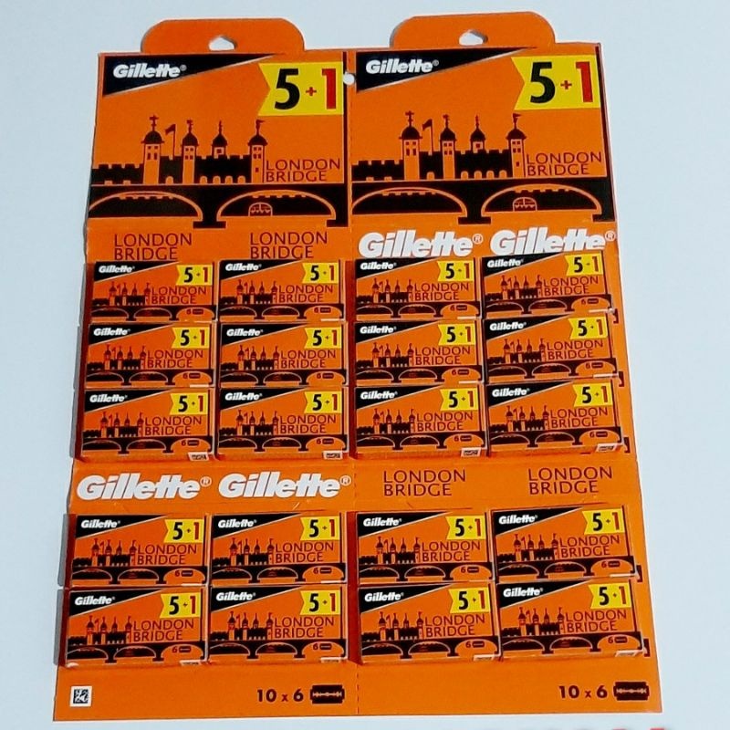 London Bridge Razor 1 Pcs Contents 5+1 (new packaging) | Shopee Malaysia
