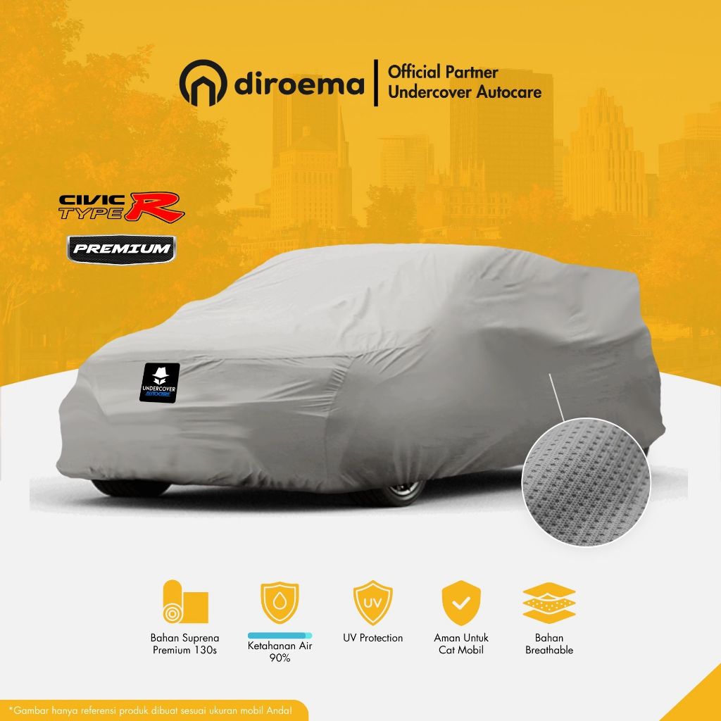 Honda Civic Type R Premium Car Cover - Undercover Autocare X Diroema ...