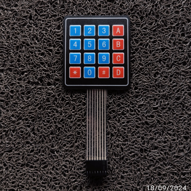 Keypad Membrane 4x4 Matrix Arduino 4x4 Input Key Pad Membrane | Shopee ...