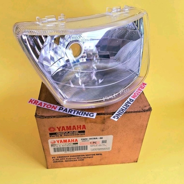 Original Yamaha Old Vega Headlight Reflector, Just Plug It In | Shopee ...