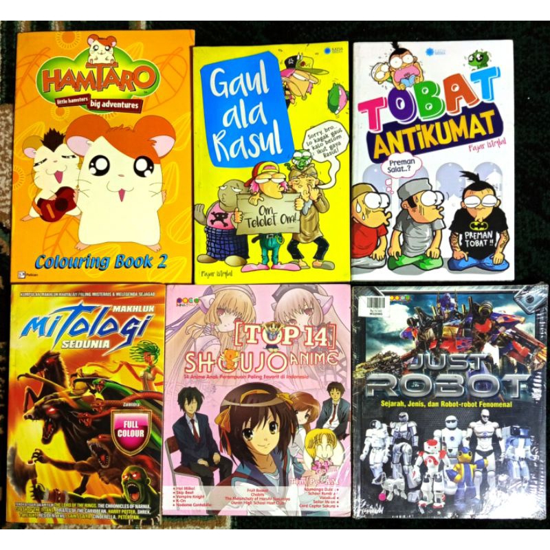 (Children's Book) GAUL ALA Rab- TOP 14 SHOUJO ANIME- JUST ROBOT- World ...