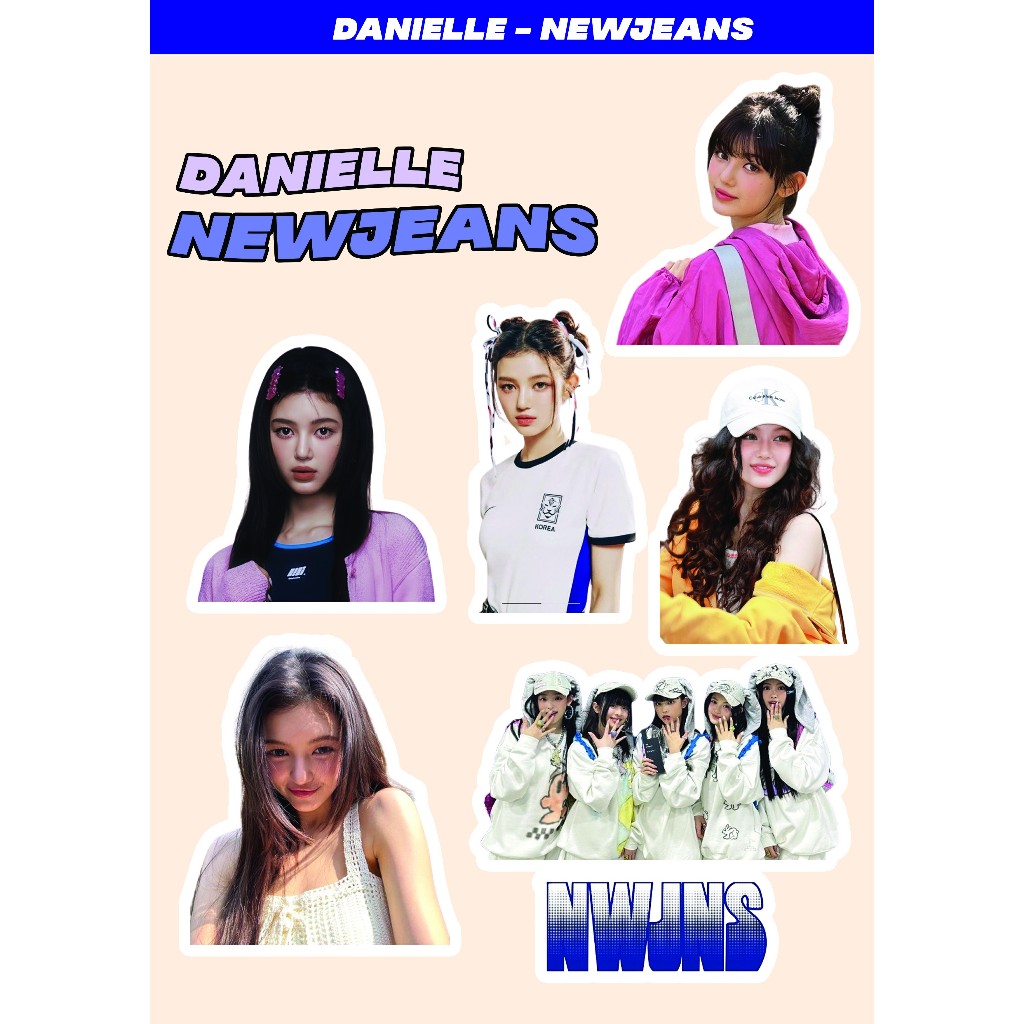 Danielle NEWJEANS HOLOGRAM STICKER I STICKER NEWJEANS DANIELLA I ...