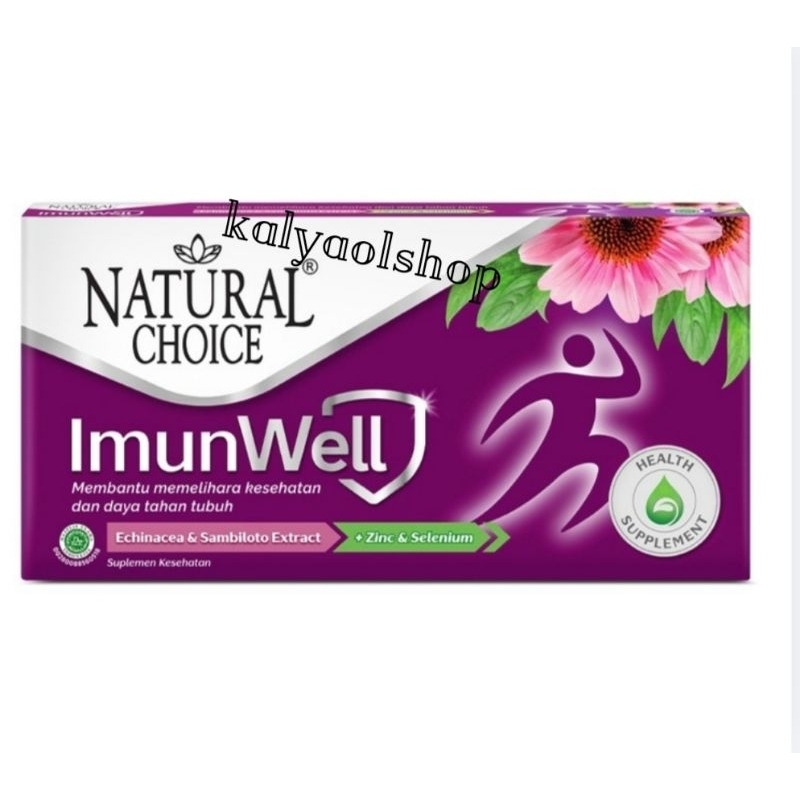 Natural choice imunwell imunwell Food Supplement Contains 12 Capslets ...
