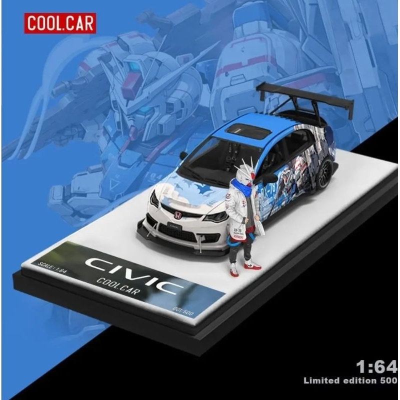 Cool Car x Time Micro Honda Civic Spoon FD2 Type R Gundam Astray RX-78 ...