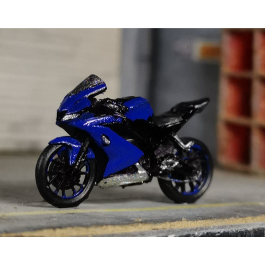 3d Change Motorcycle Yamaha R15 V3 Diecast Diorama Accessories miniature Motorcycle R 15 Shopee Malaysia