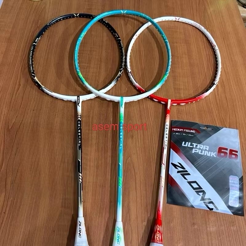 ORIGINAL ZILONG CELESTIAL 32 LBS BADMINTON RACKET | Shopee Malaysia