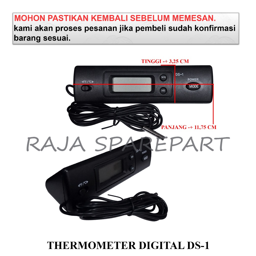 TDS1 AC TEMPERATURE MEASURING THERMOMETER / PORTABLE THERMOMETER ...